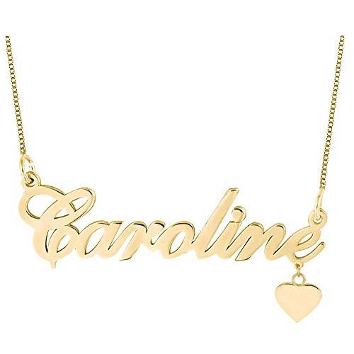 Heart Necklace in 18k Gold Plated Silver