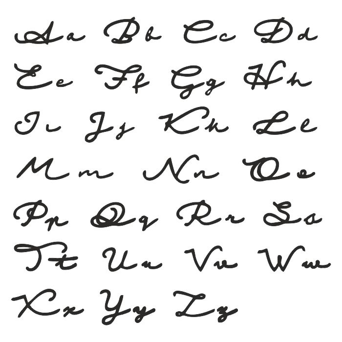 signature font